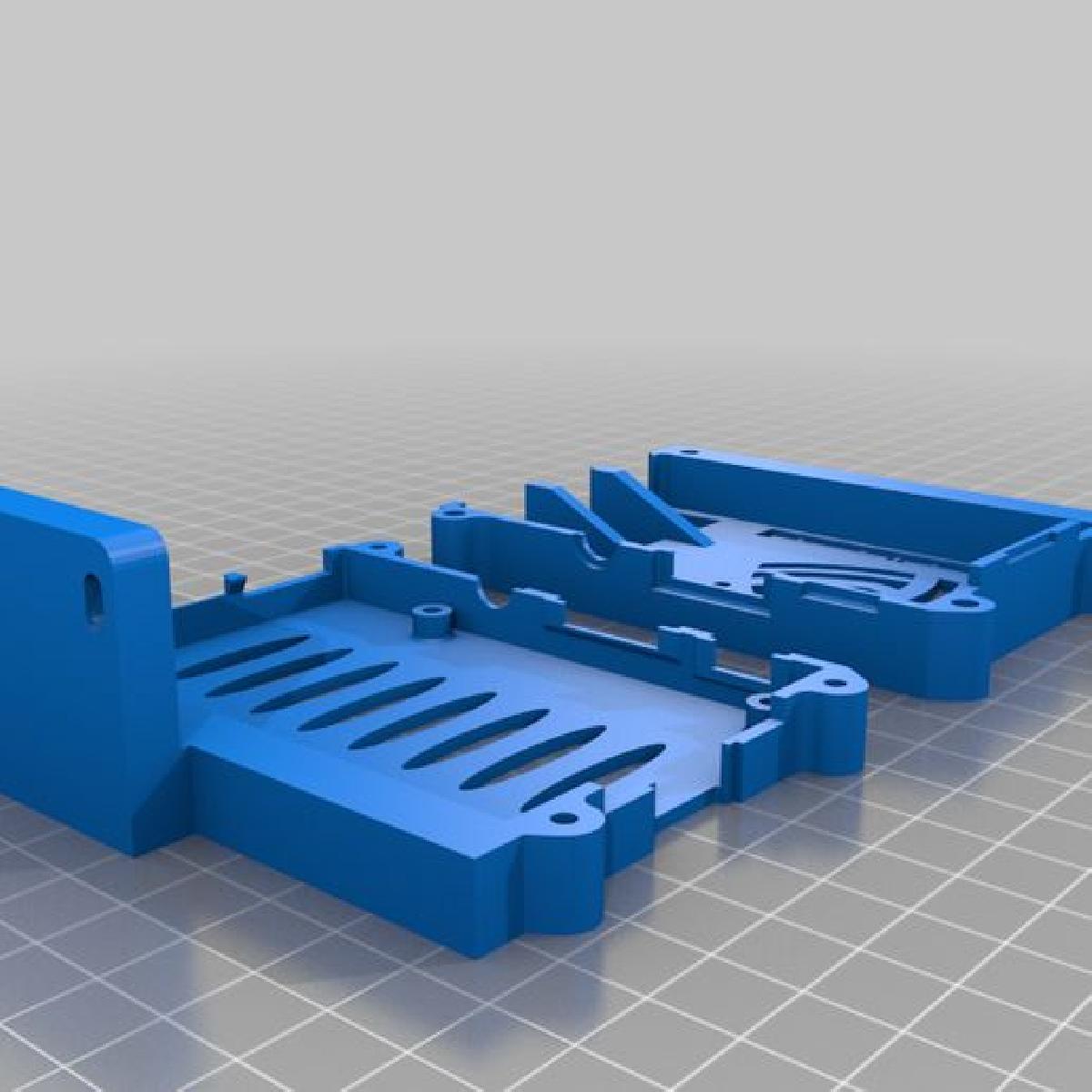 Suporte inferior para barra de LED do case Raspberry Pi 3 (B/B+), Pi 2 B e Pi 1 B+