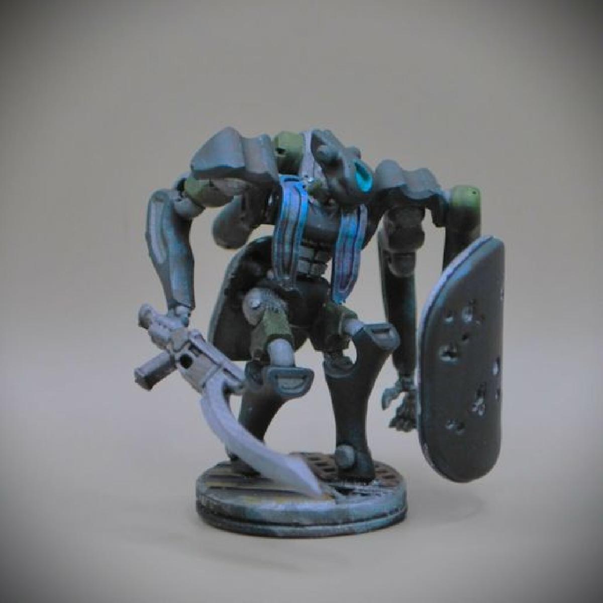 Colhedor Cerebral Noetico Autonomo (C.C.N.A.) Mini robo para RPG de mesa