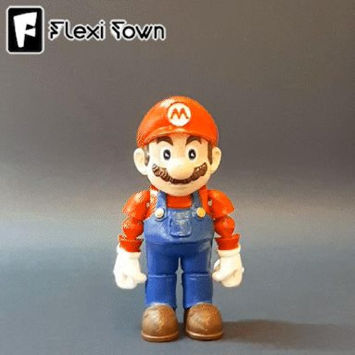 Flexi Print in Place Mario
