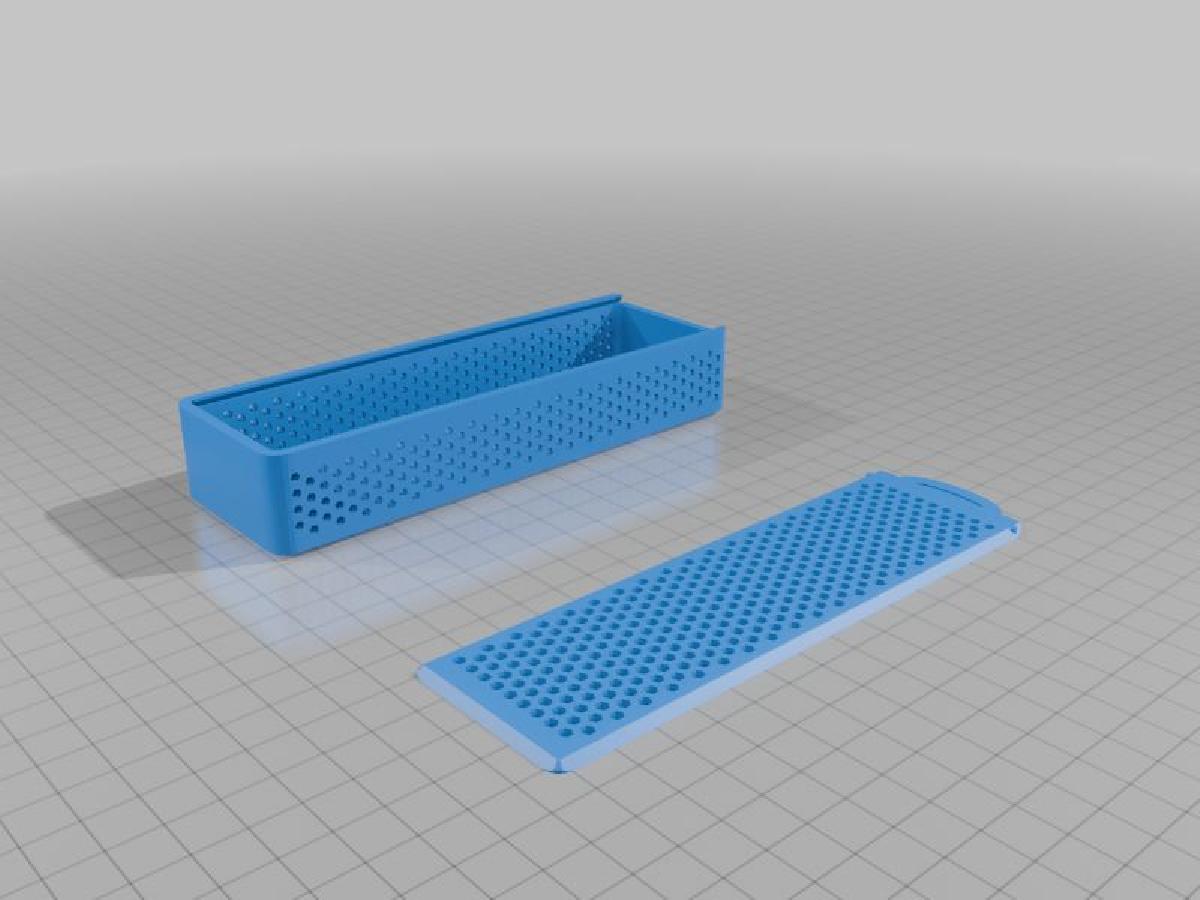 Caixa de gel de silica empilhavel