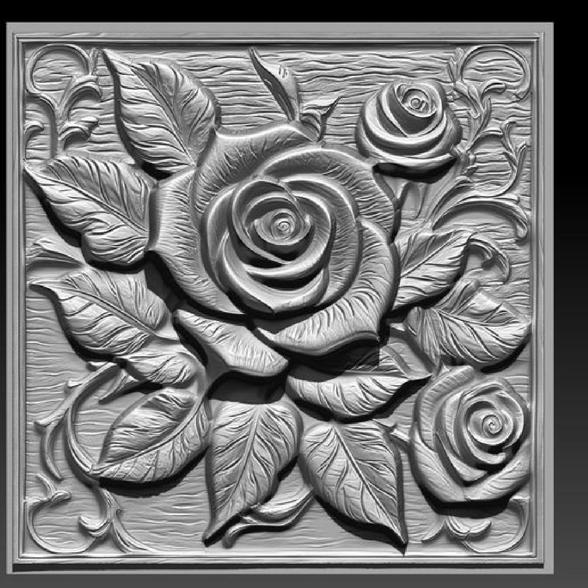 "Painel Floral Rosa Elegante"