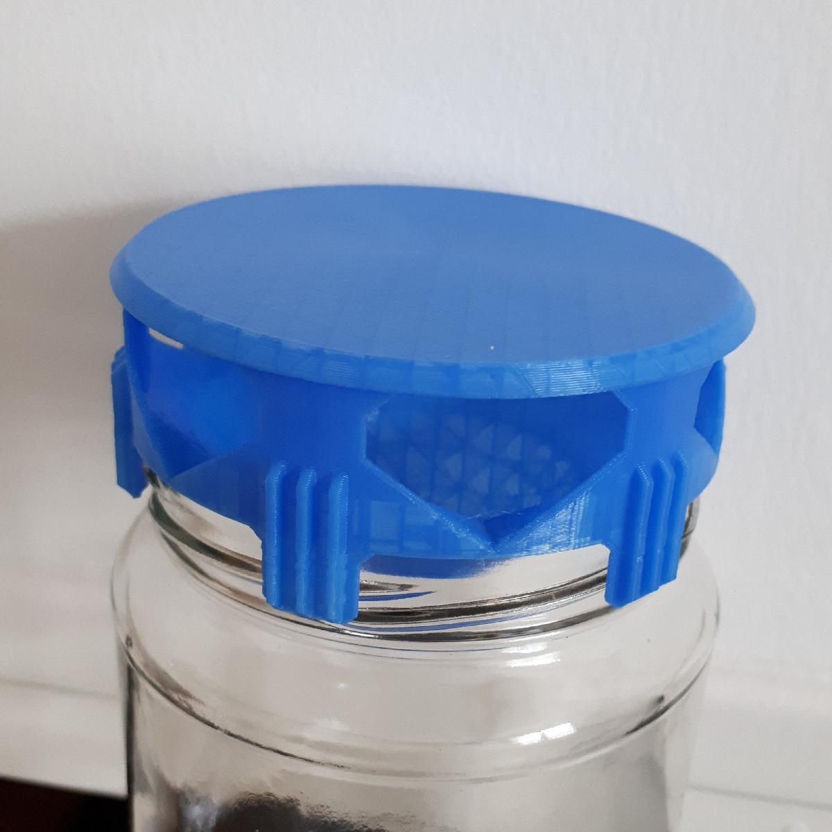 Armadilha para moscas para pote de geleia.