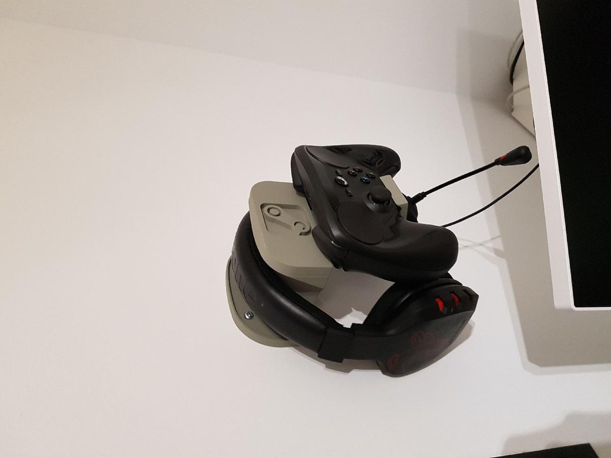 Steam significa fone de ouvido e controle.