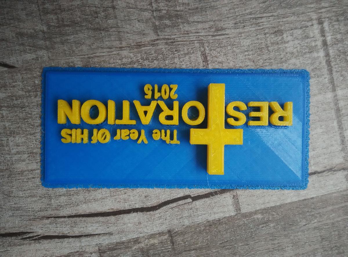 O ANO DE SUA RESTAURACAO 2015   28/3/2016