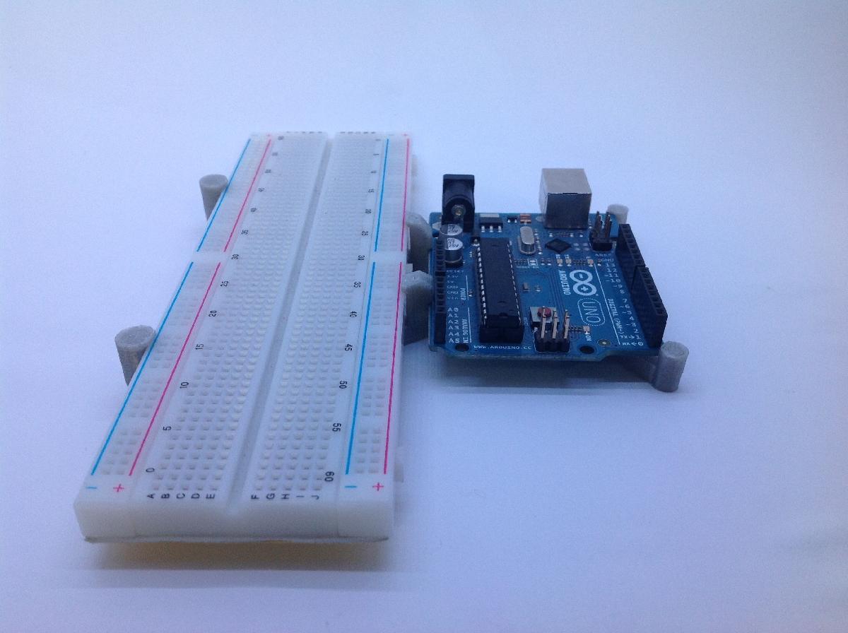 Arduino uno + grande porta pão