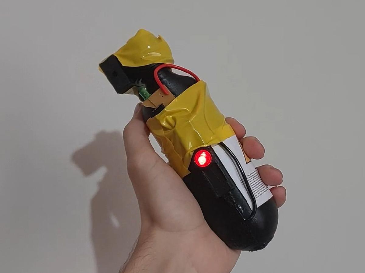 Cilindro de gas do Smoke / Acessorio de cosplay