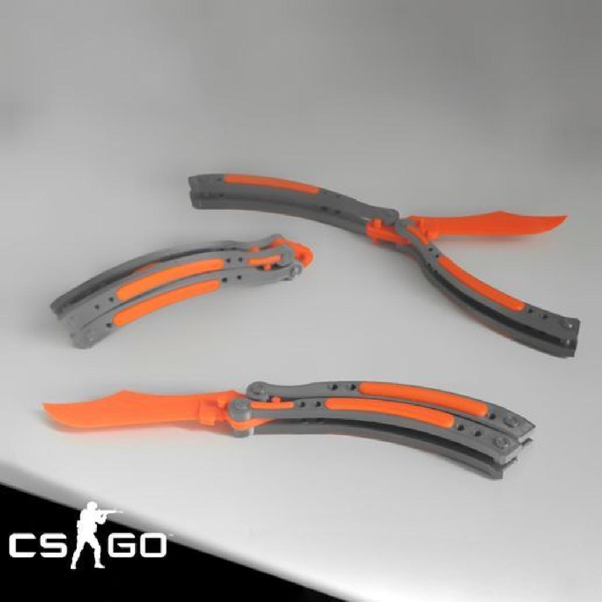 CS:GO Butterfly Knife (Sem Parafusos Necessários) Treinador Balisong