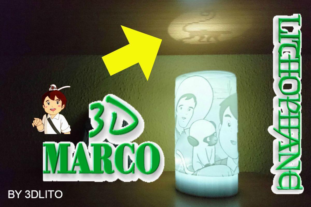 Lampada de litofania MARCO