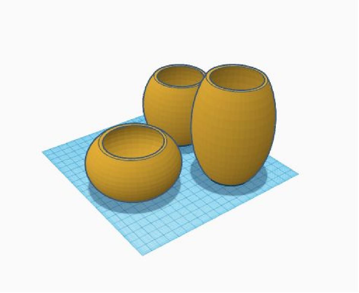 Conjunto de Vasos Decorativos