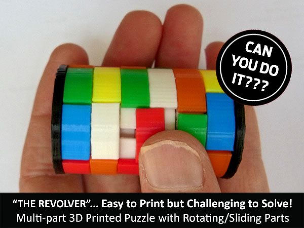 O "revolver"... Facil de imprimir, mas dificil de resolver!