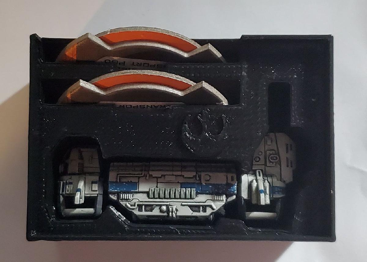 Bin de Transporte da Resistencia X Wing TMG para Organizadores Stanley de 25 Compartimentos