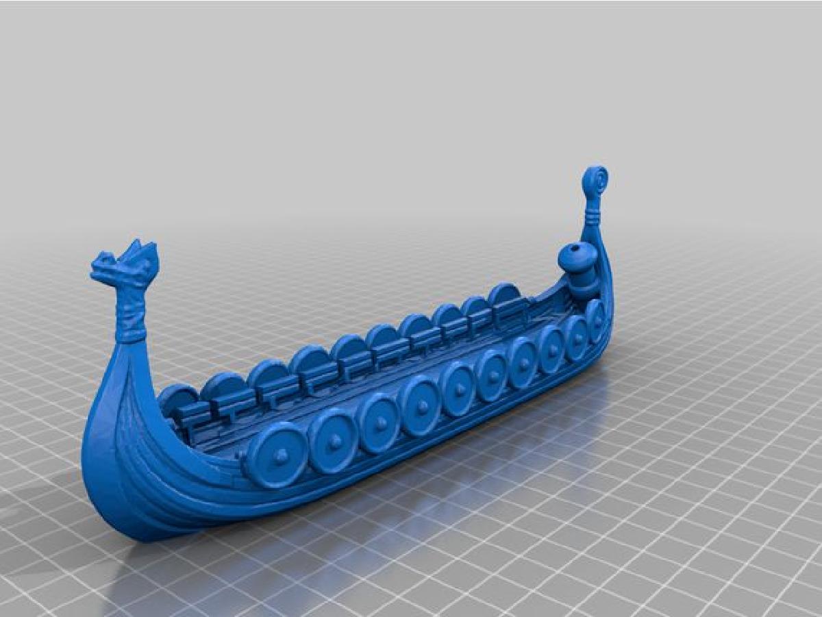Barco de incenso viking fixo