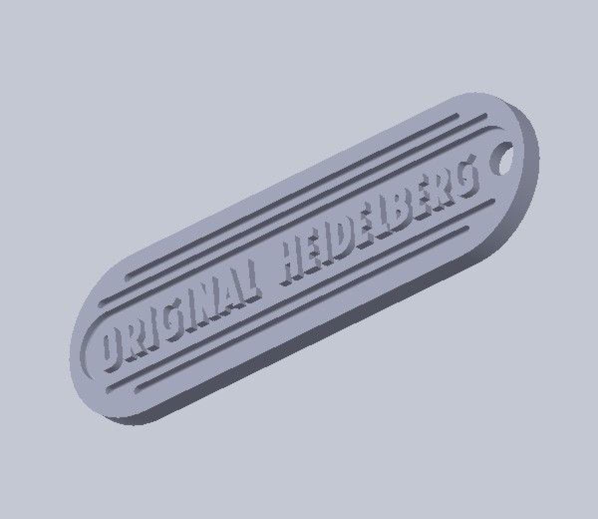 Chaveiro Original de Heidelberg 1951
