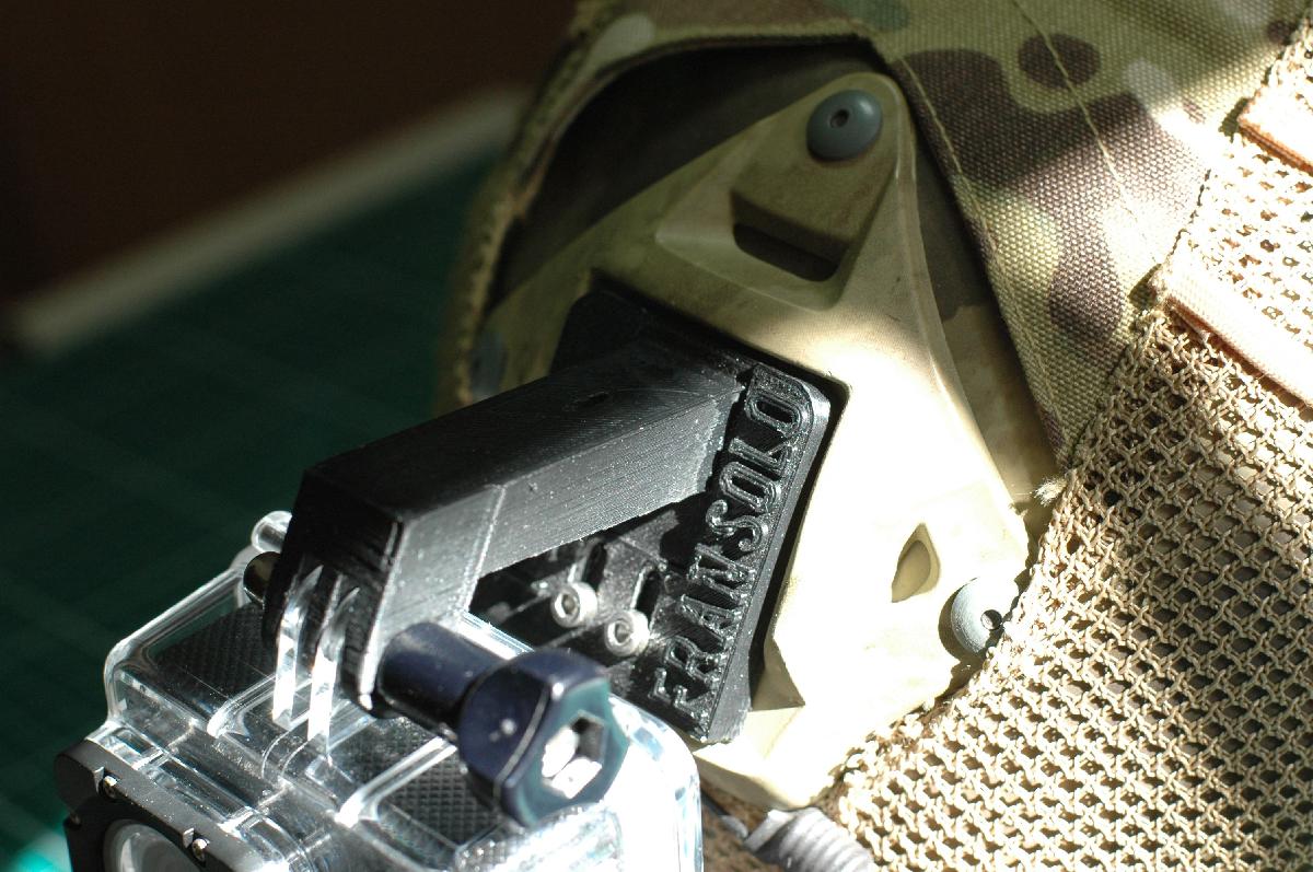 Suporte Ops Core gopro para capacete FMA ou MICH e cameras esportivas GoPro SJ4000.