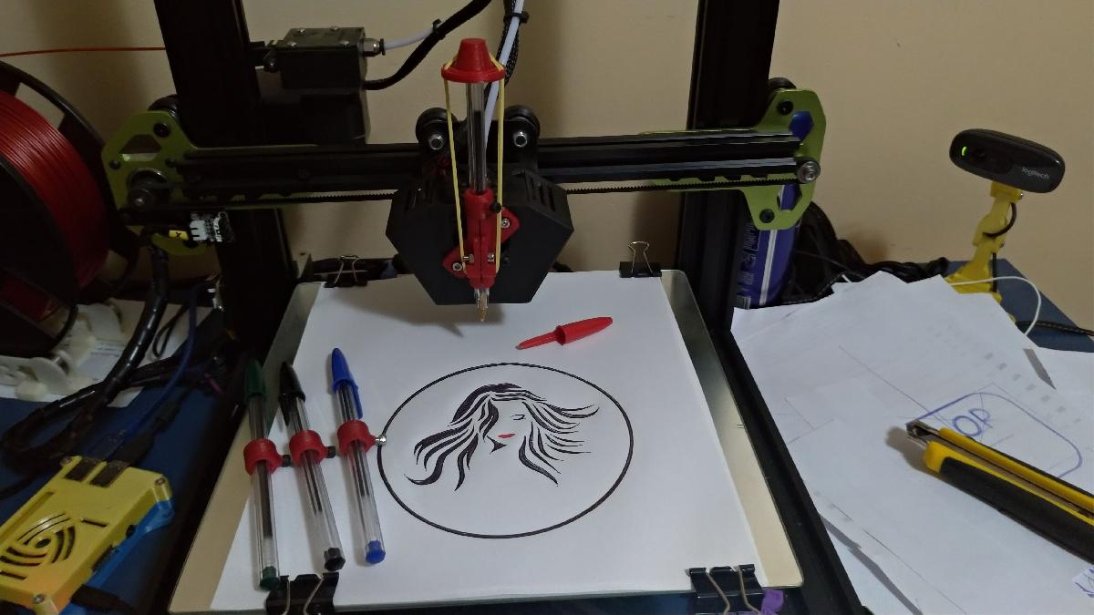 Pen plotter para Tevo Tarantula Pro 