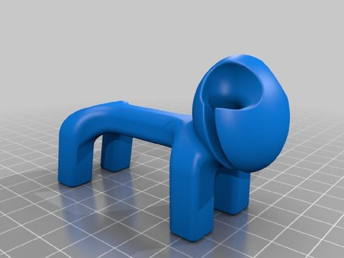 Suporte para capacete para cao / Chien Support de casque / porta fones de ouvido