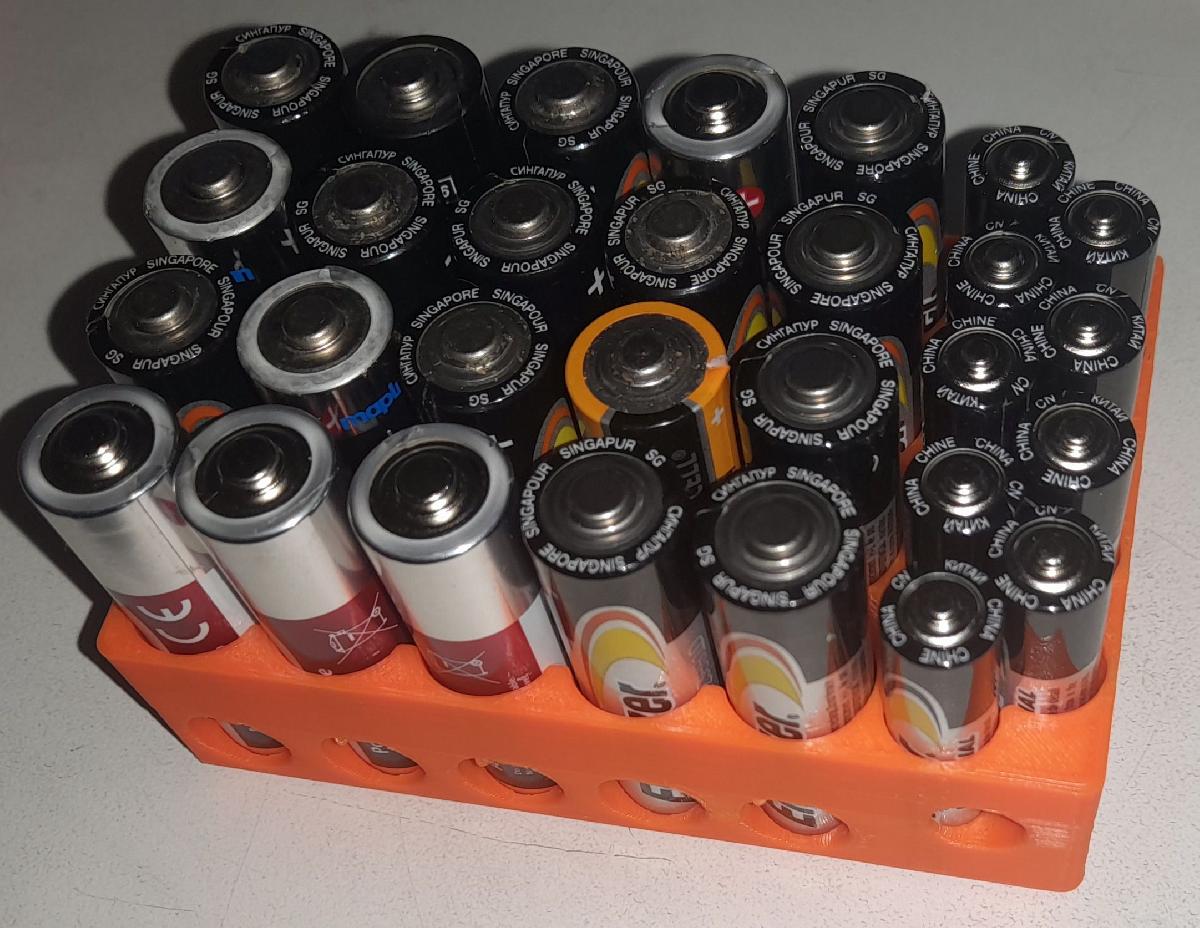 Bloco de armazenamento AAA e AA