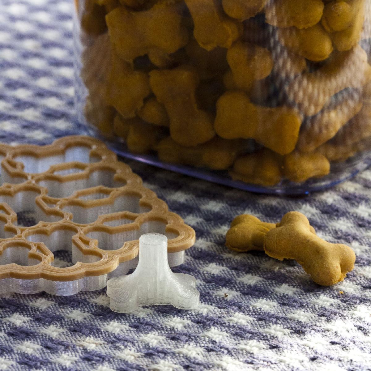 Cortador de Biscoitos para Cachorros (em Forma de Osso)