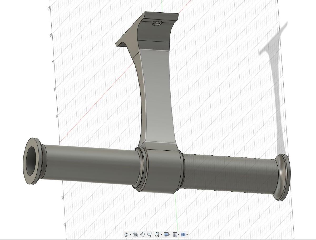 Suporte para carretel duplo (aereo)   Suporte para Carretel de Filamento