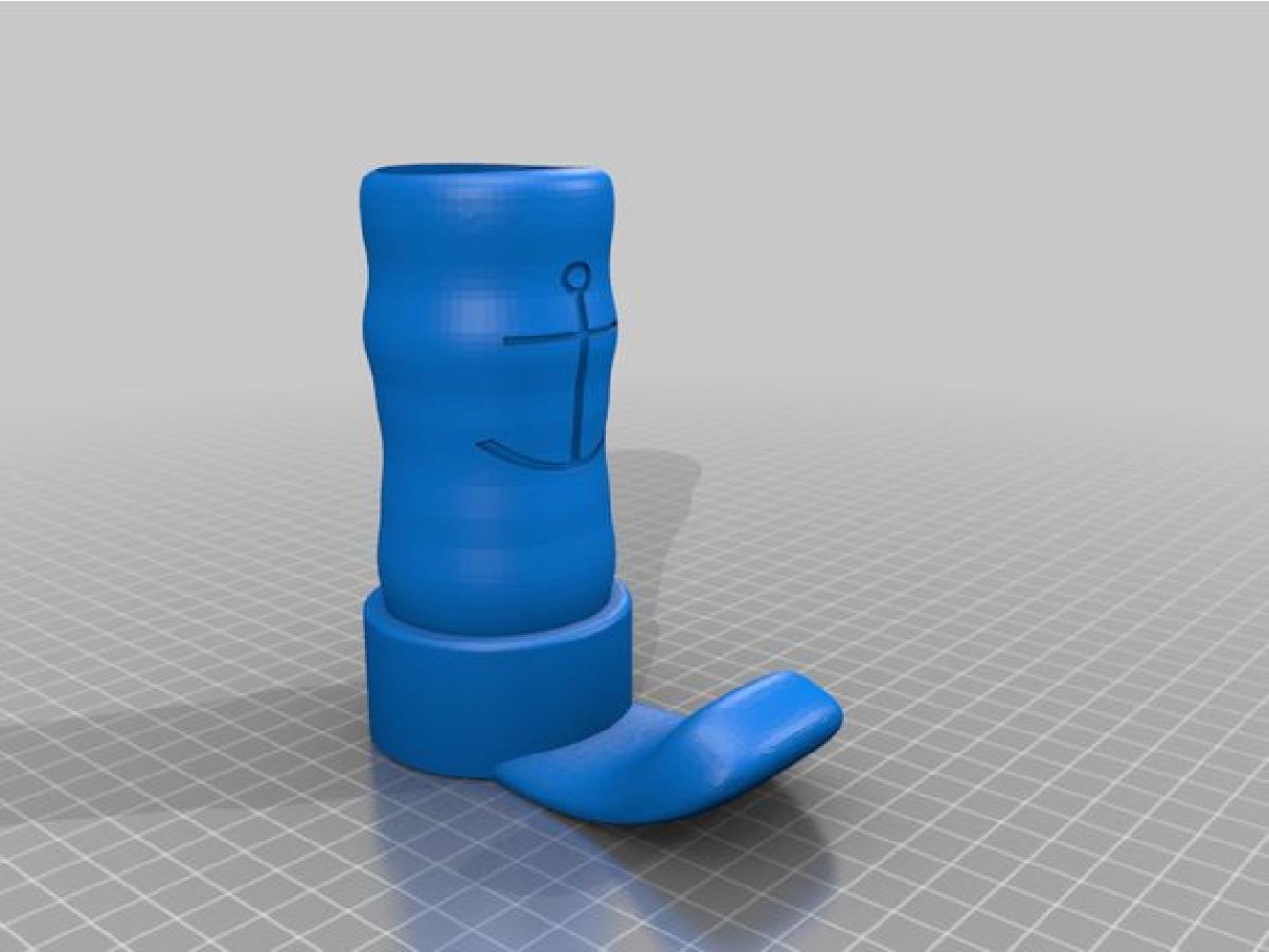 Suporte para caneta do chapeu do Spongebob