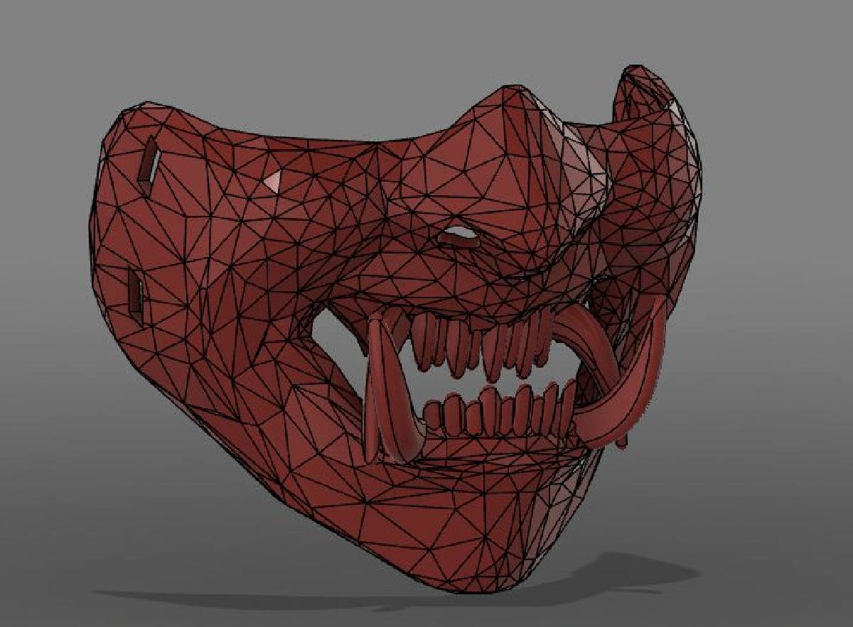 Mascara Metade Oni (Edicao Chico Maker) V1.0