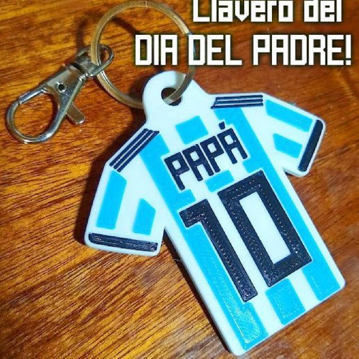 Chaveiro Camiseta Argentina Dia dos Pais