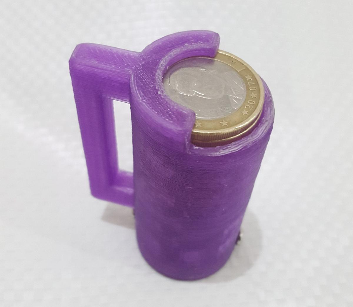 Dispensador de moedas personalizavel em OpenSCAD