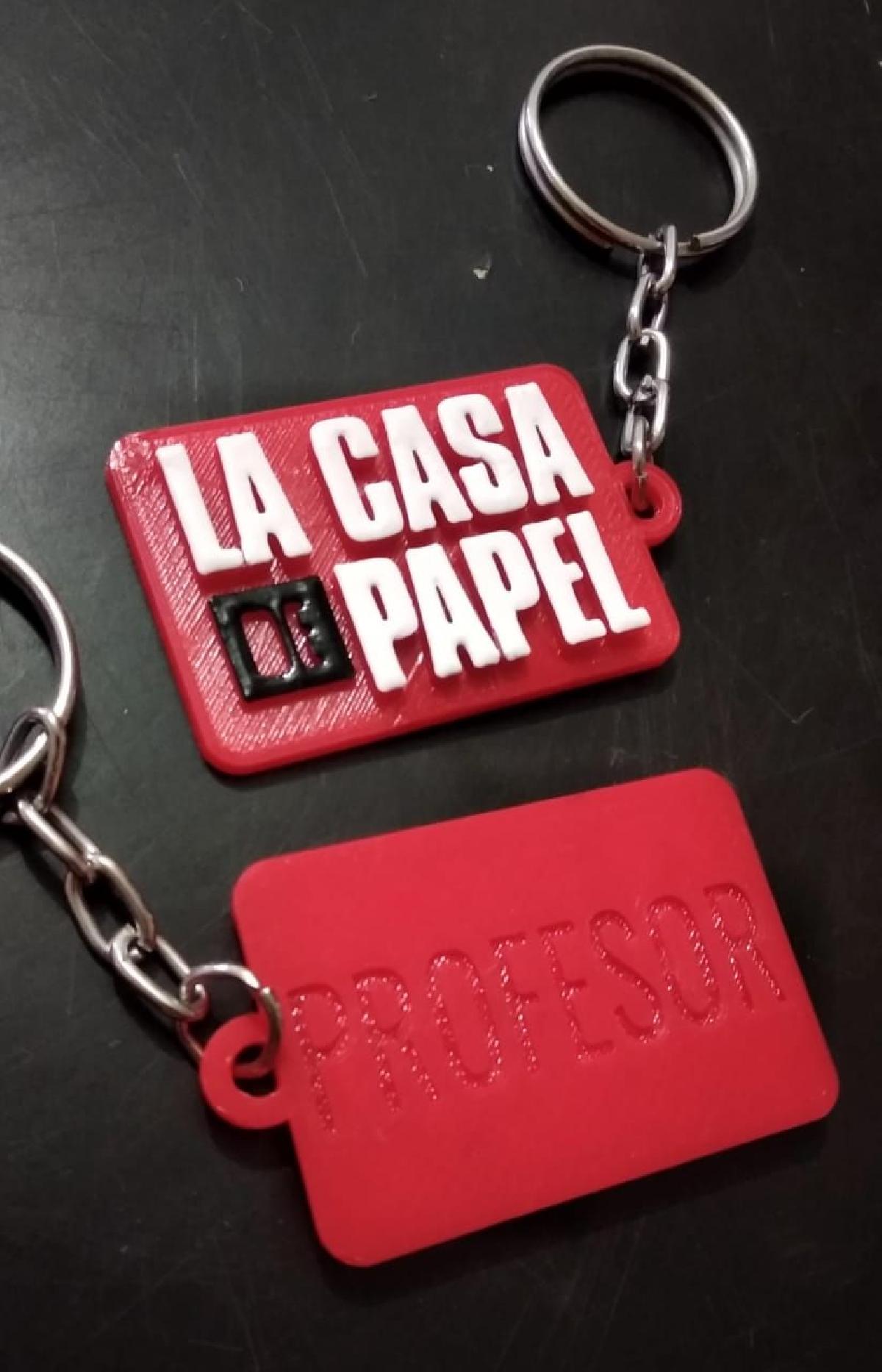 Casa de Papel chaveiro