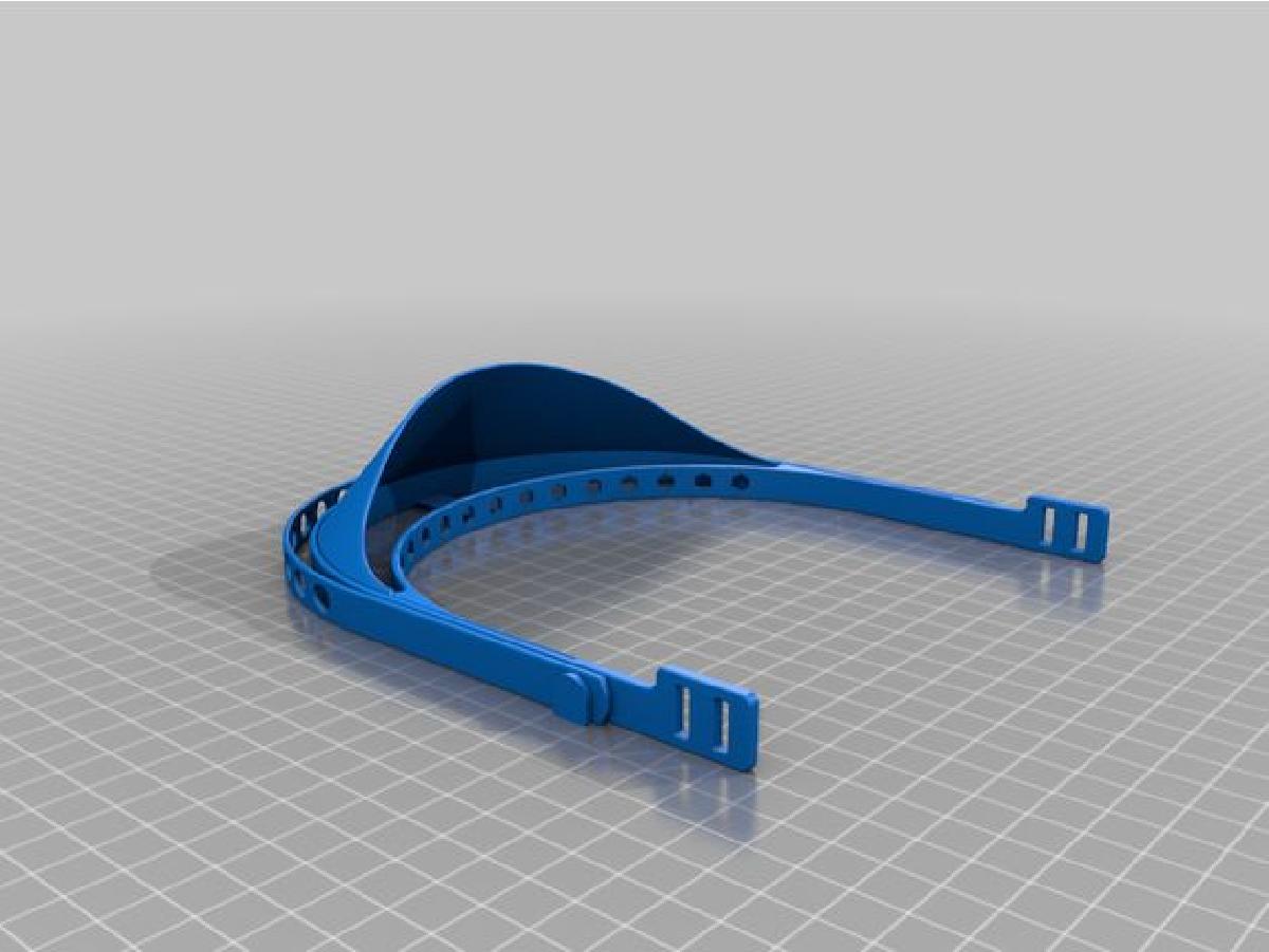 Modelo 1 de mascara protetora facial