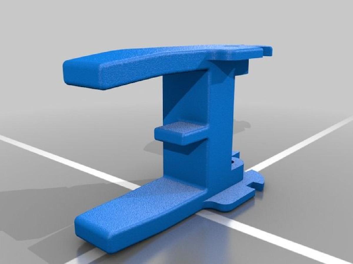 Mira frontal dobravel para trilho RIS (Ver 0.1)