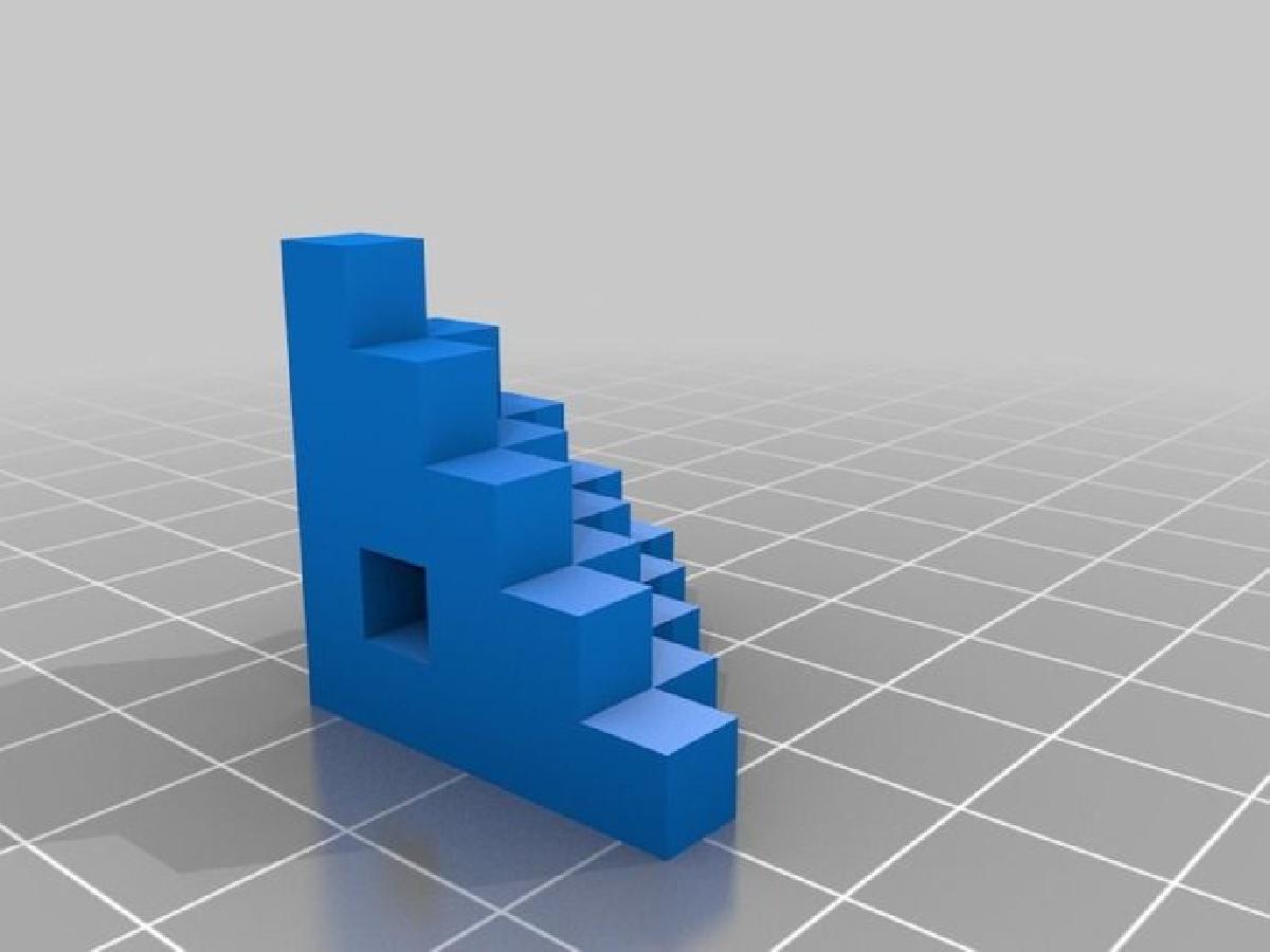 Passos do cubo de calibracao de 5mm