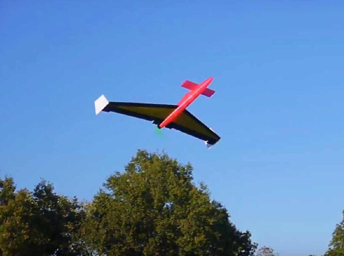 Aviao RC Canard, Empurrador
