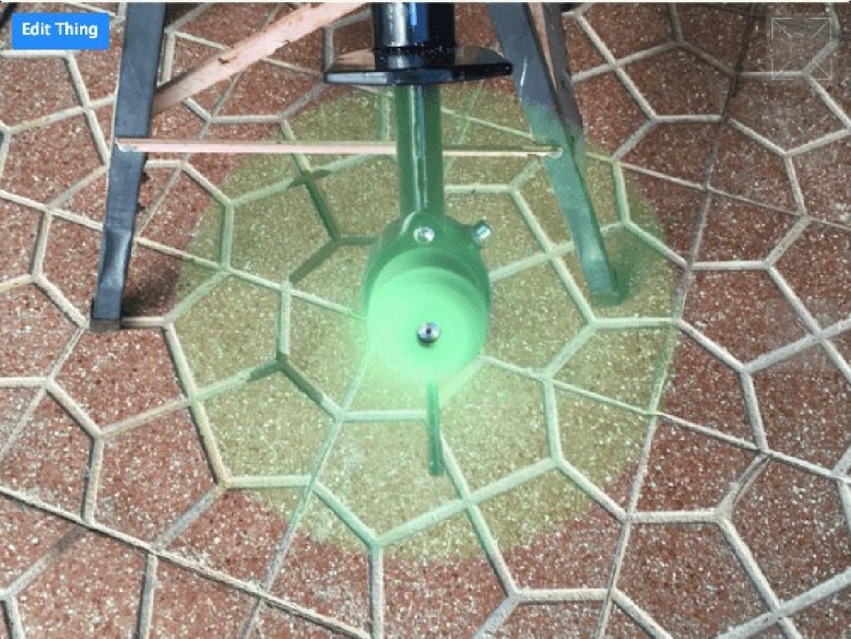 Propulsor XL de 2 laminas para motor de 4 tempos de 38cc   Caiaque