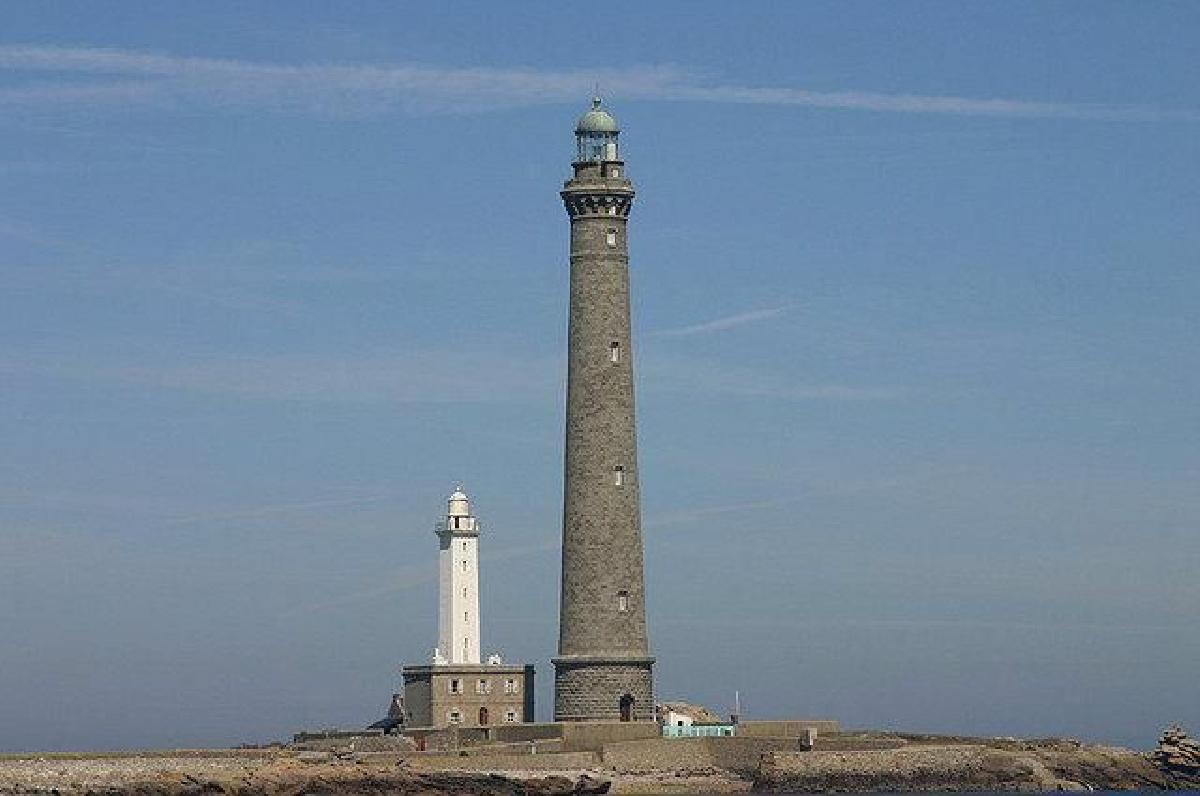 Farol da Ilha Virgem Bretanha Plouguerneau