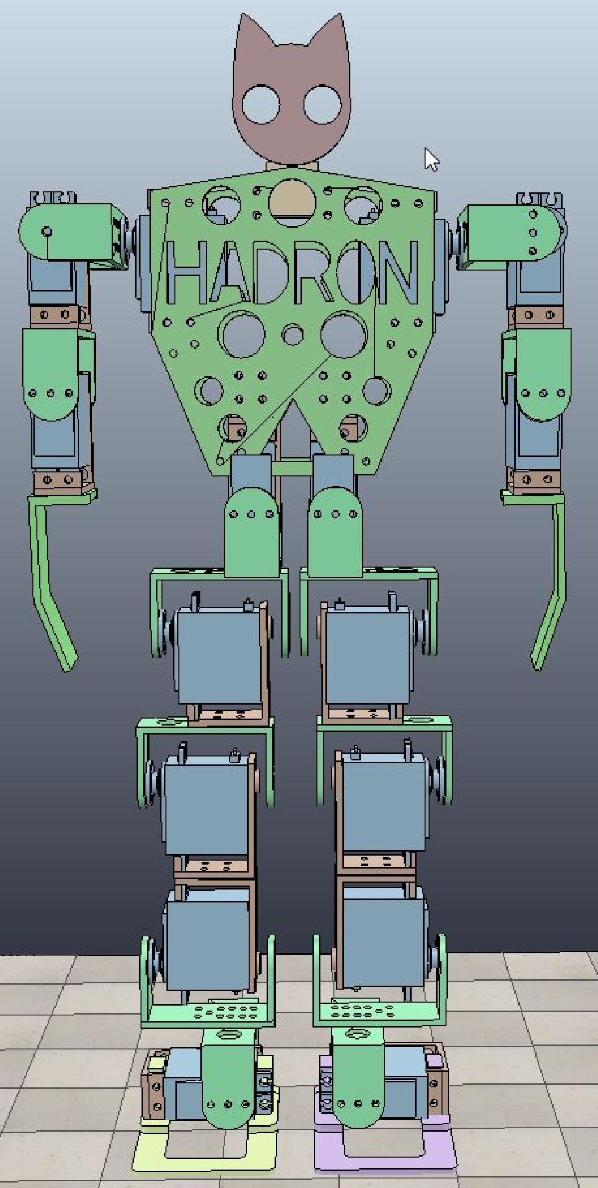 Kit de robo bipede humanoide Hadron