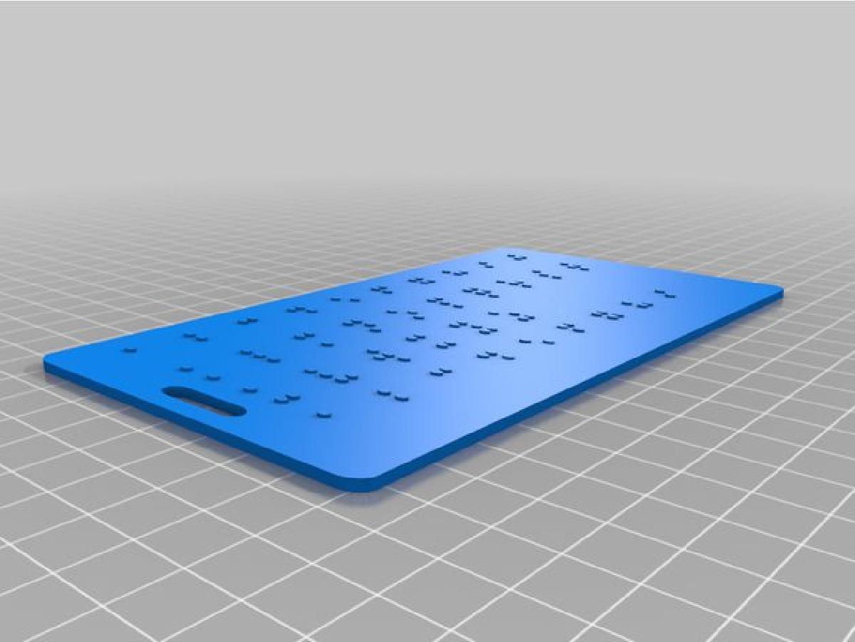 Alfabeto e Numeros em Braille