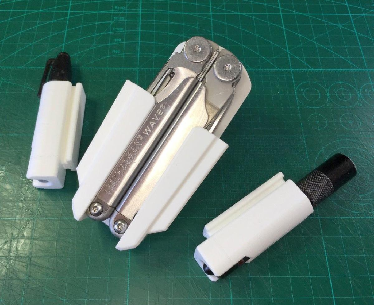 Garrafa modular para Leatherman Wave.