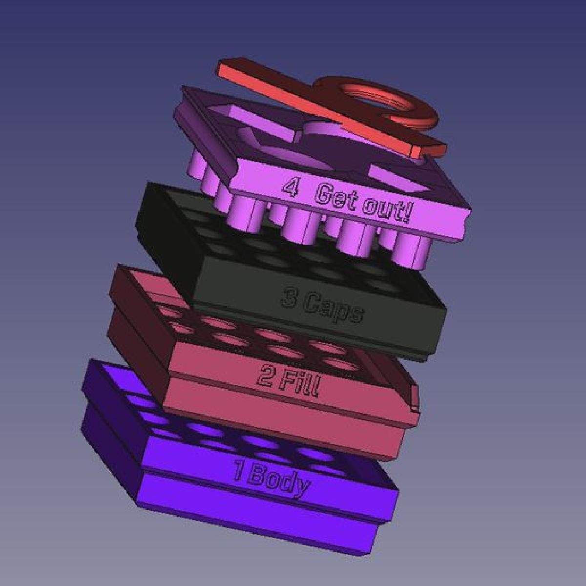 Capsula de enchimento x16 Tamanho #1 gelula