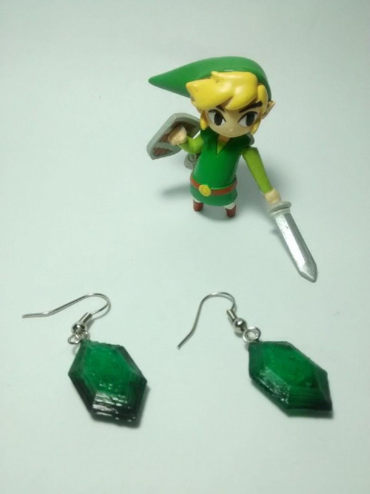 Rupia Zelda para brinco ou colar