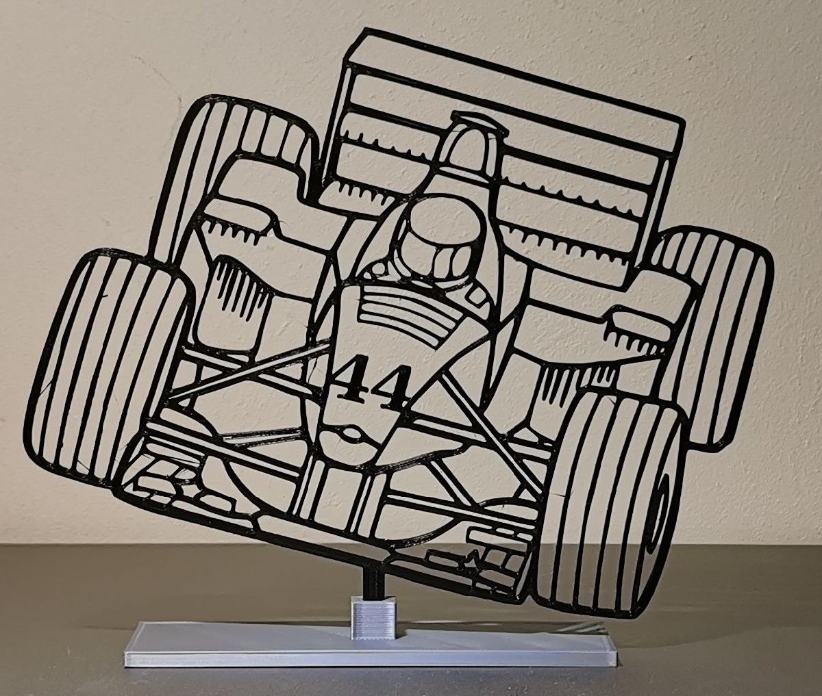 Equipe de Corrida LM "Arte de 2D a 3D" Projetado por Ed sept7.