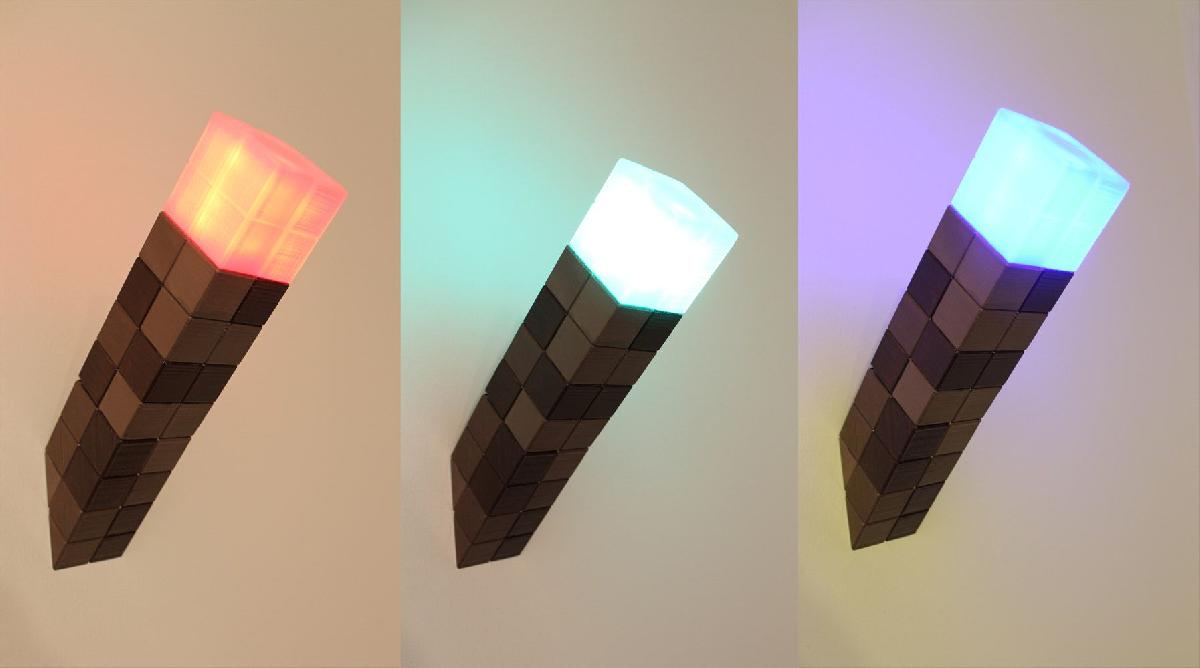 Luz Noturna de Tocha do Minecraft