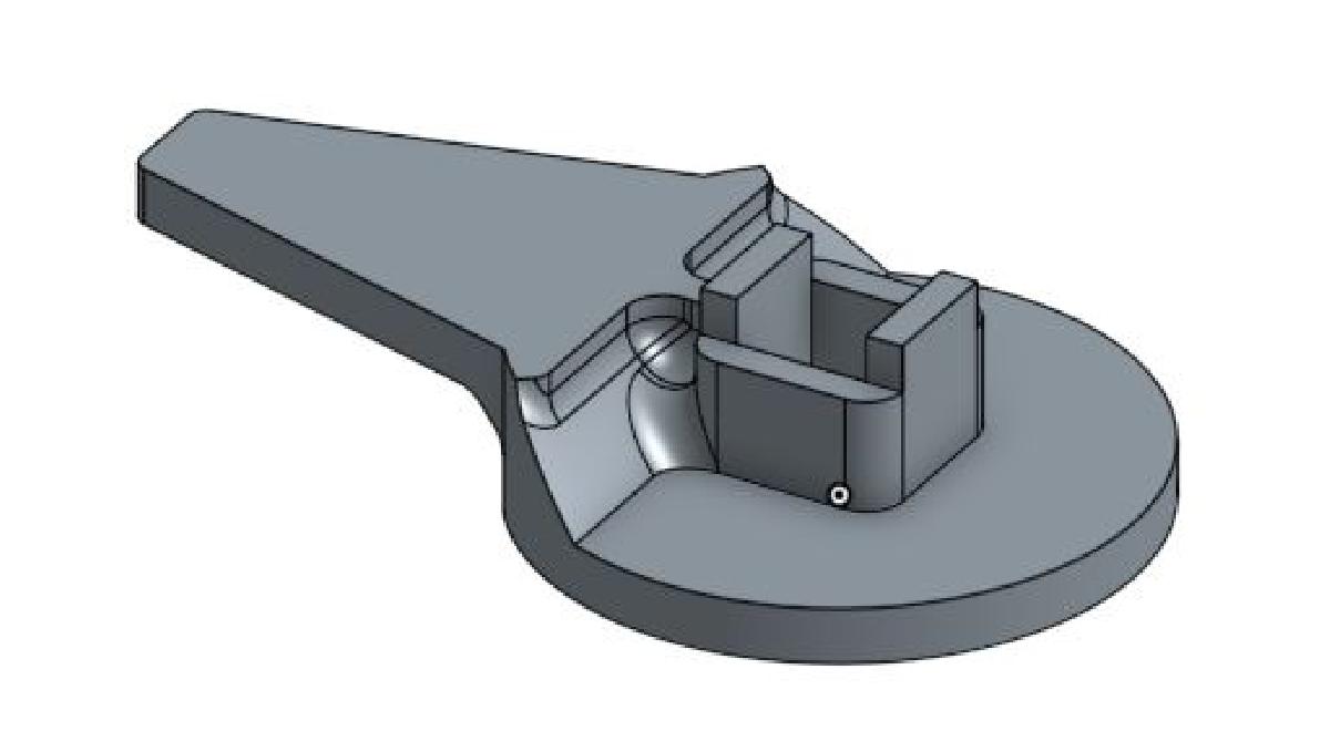 VW / Audi Trunk Armazenamento maçaneta da porta Knob