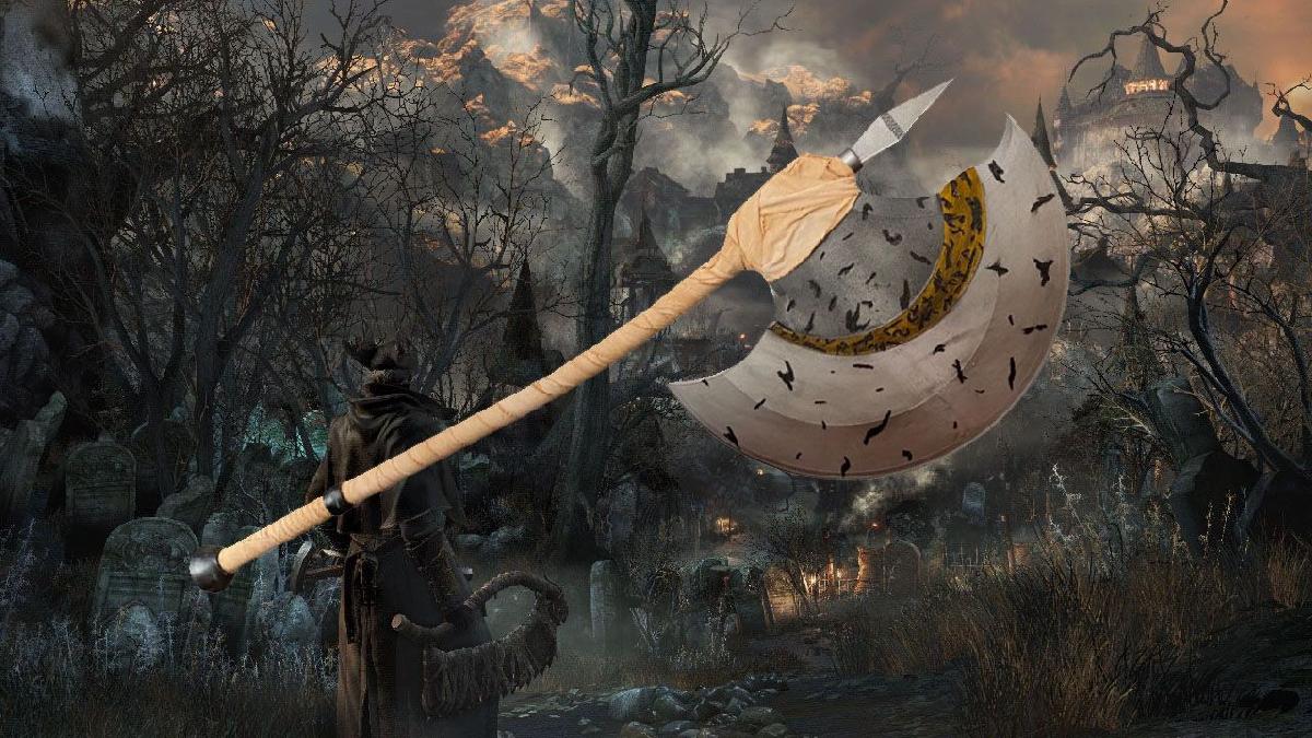 Machado Bloodborn em tamanho real