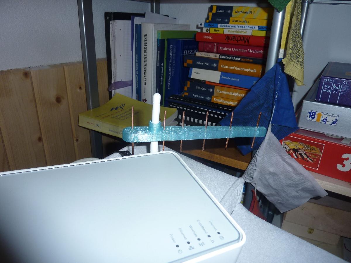 EXTENSAO de antena YAGI WLAN direcional para 2,4 GHz