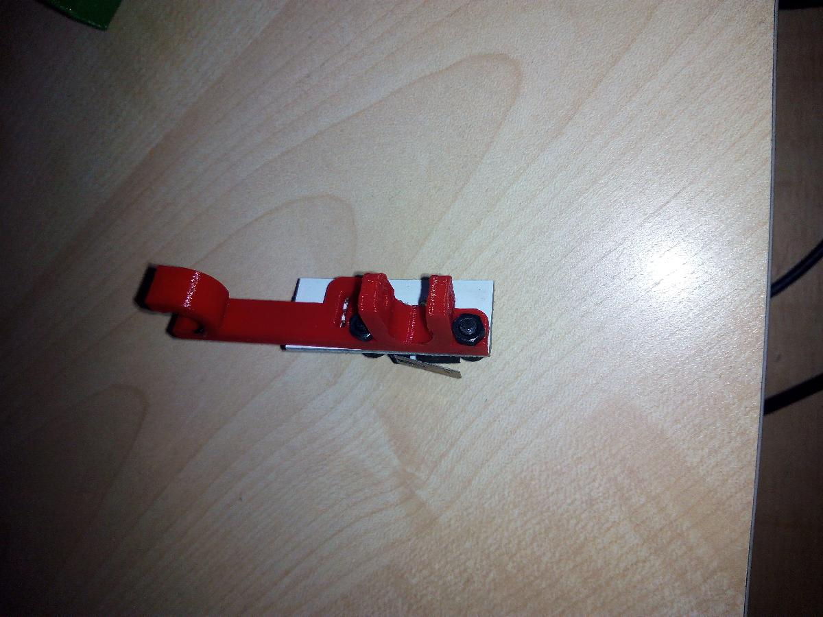 Suporte do final de curso eixo x, para Prusa I3 Hephetos BQ.