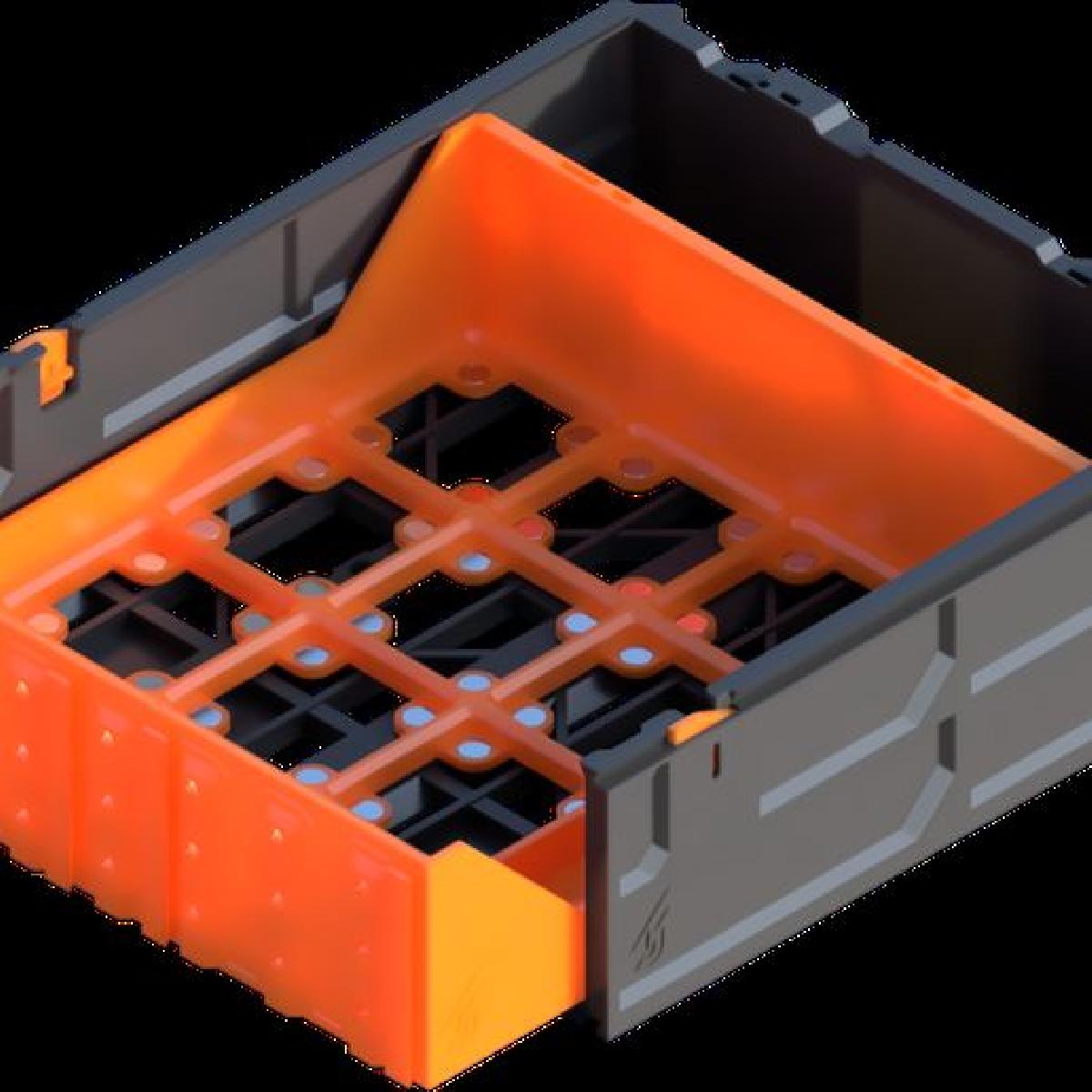 GEN2 2x1 Grelha Decorativa Gridfinity Ima Gaveta Dupla   PADRAO