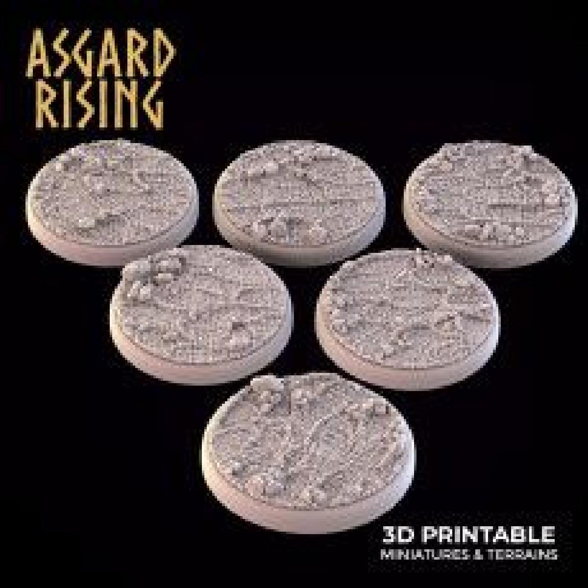 MUD 6 x Bases Redondas 25/28/30/32mm PRE SUPORTADO