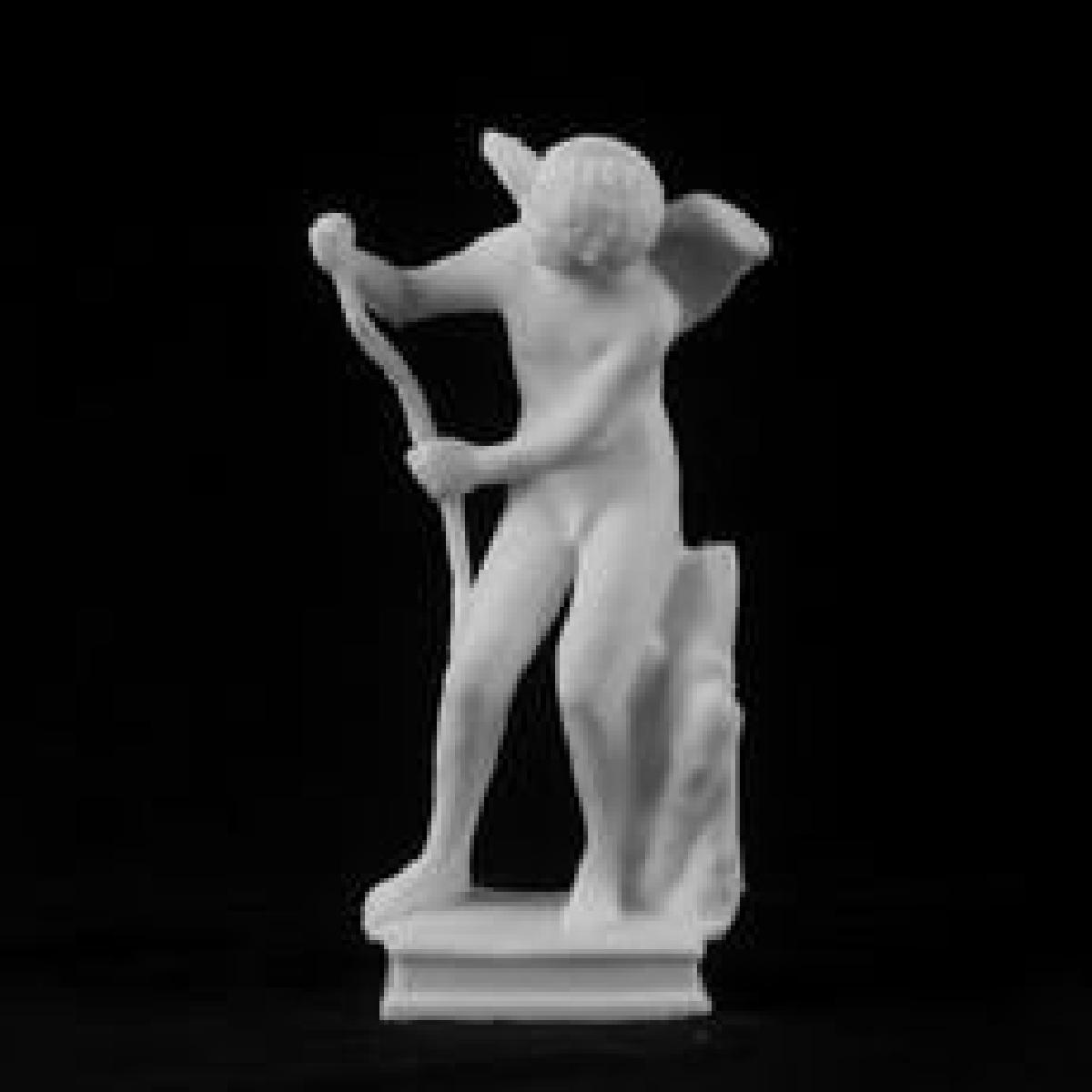 Arqueiros de Eros (com bastao) no Louvre, Paris, Franca.