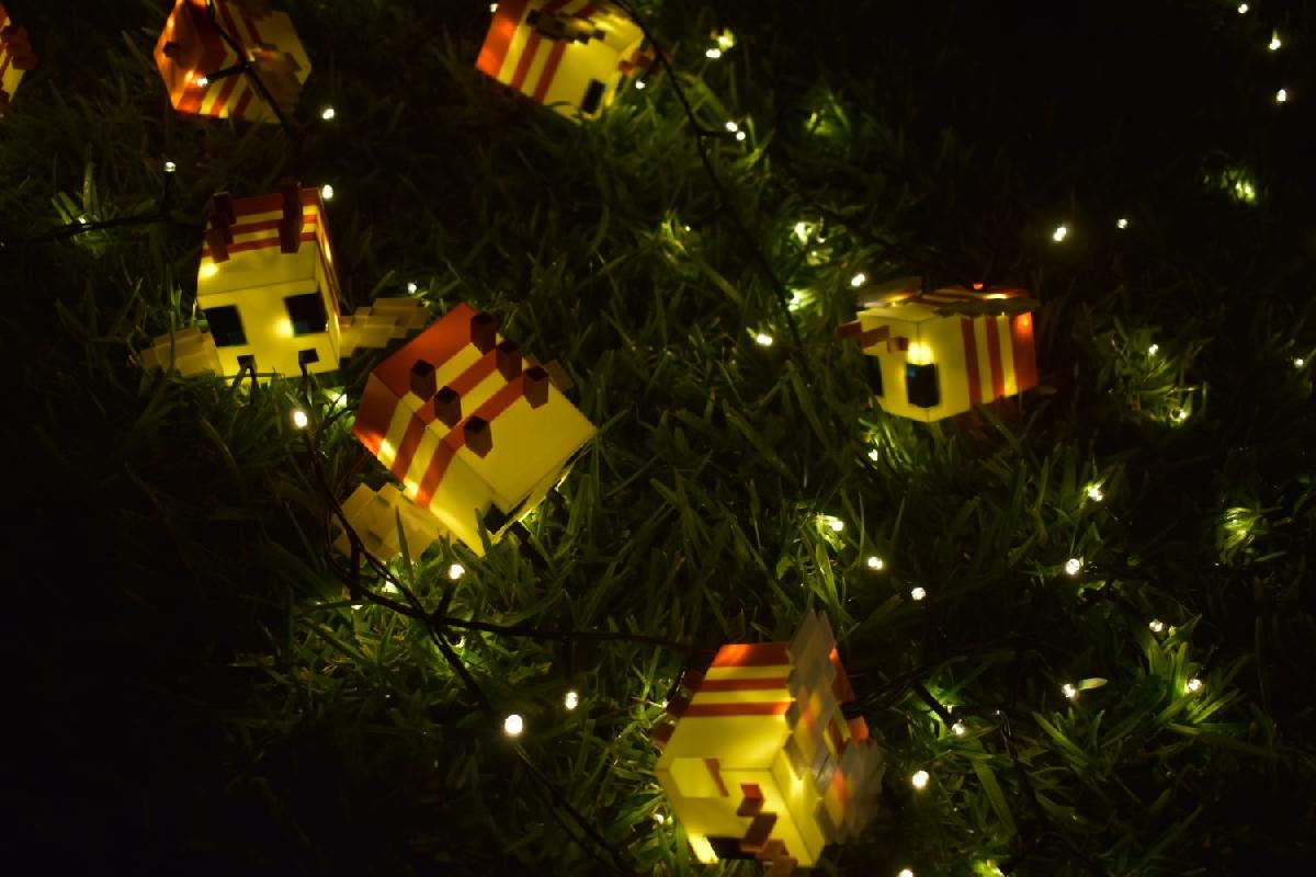 Luzes de Fada da Abelha do Minecraft