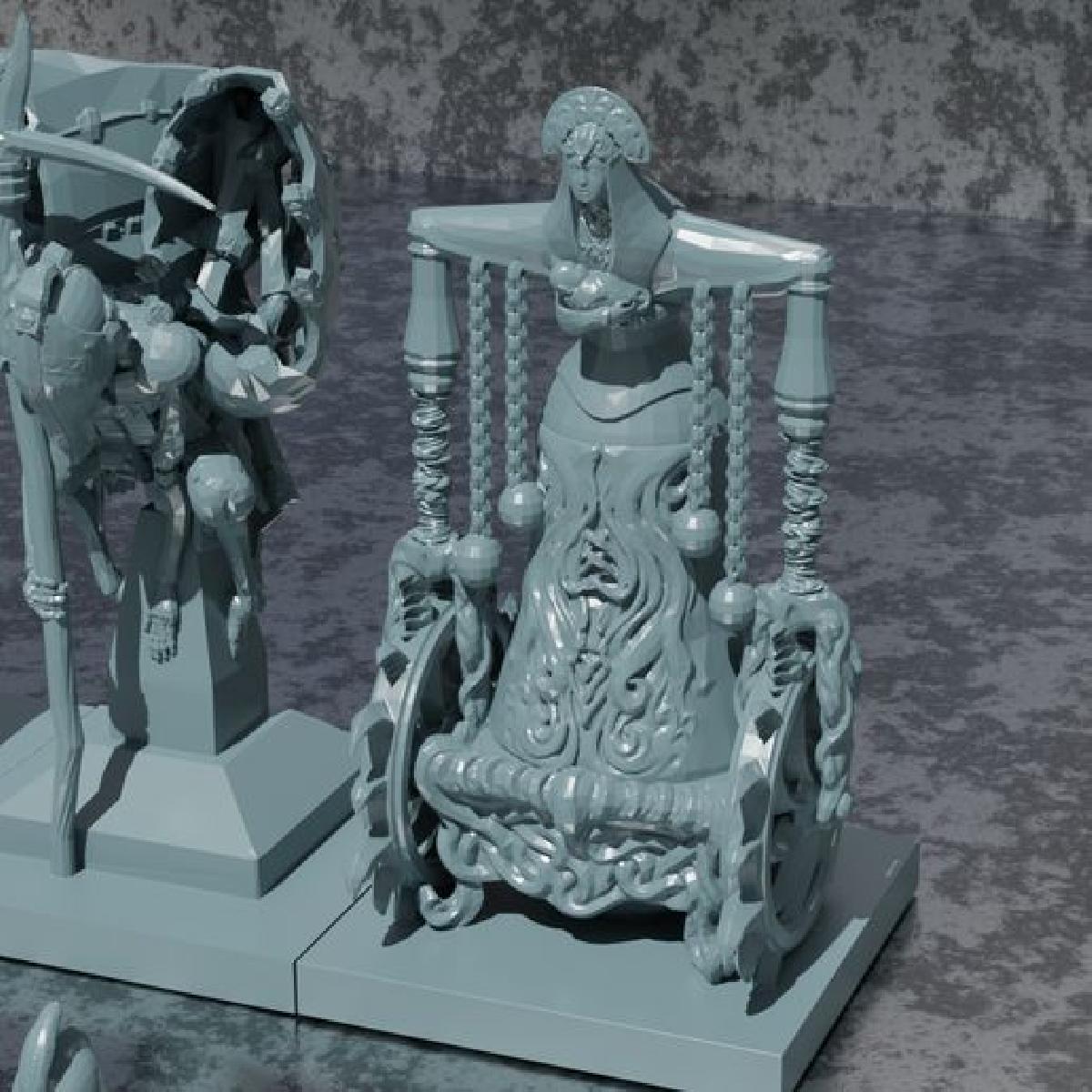 Conjunto de xadrez Lucaria   Rook Abductor Virgem